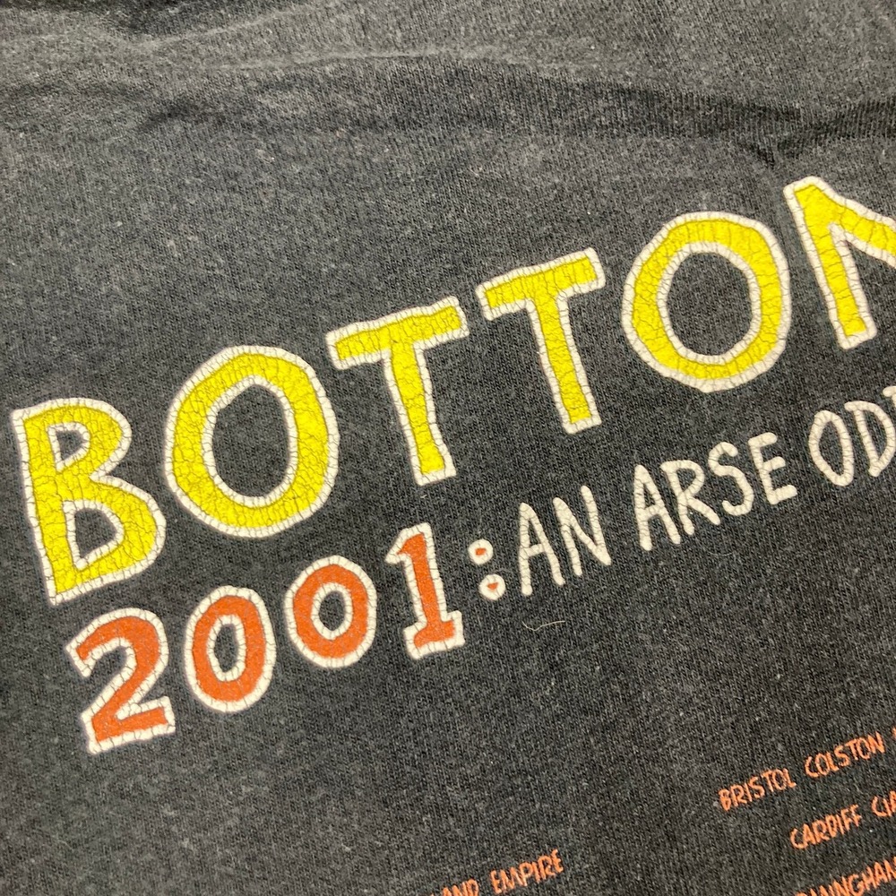 Vintage‎ The Bottom 2001 An Arse Oddity Shirt Mens M Black Live Show Comedy Y2K - Picture 9 of 14
